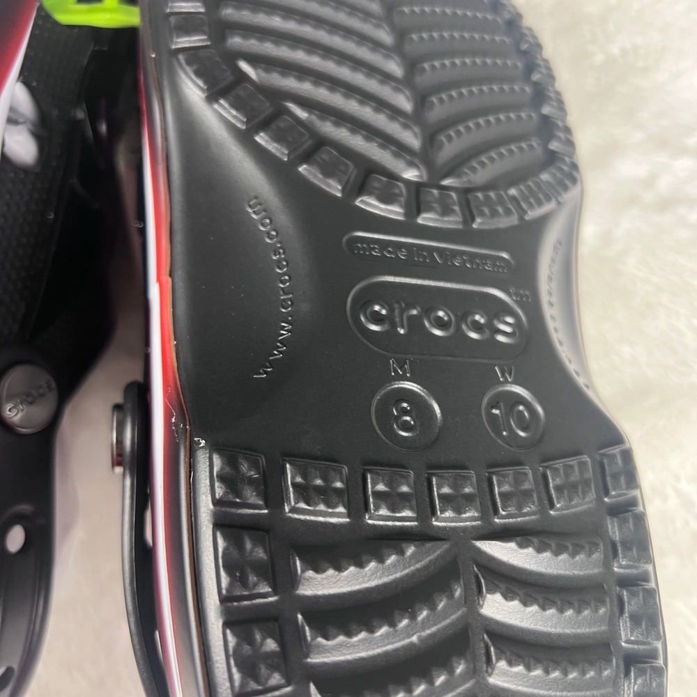 Crocs Star Wars Darth Vader Classic Clog Adult Size M8 Black Red Multi 21177490H - Picture 7 of 9